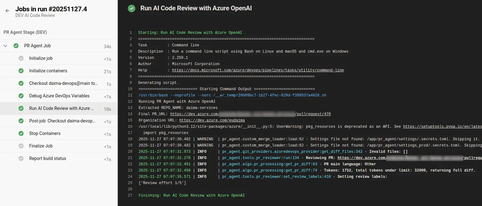 AI Code Review with Azure OpenAI